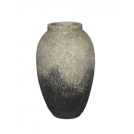 muubs story vase design contemporain terre cuite degrade gris