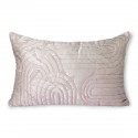 hk living coussin rectangulaire chic neo art deco rose nude