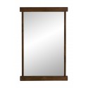 miroir mural style classique chic cadre bois fonce nordal ardea