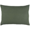 Grande taie oreiller rectangulaire lin IB Laursen vert