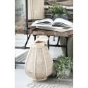 Grande lanterne toile de jute bois IB Laursen