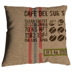 Housse de Coussin original café bonjour mon coussin 35 x 35