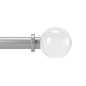 umbra tringle a rideaux extensible style chic metal argent boule verre umbra tringle a rideaux extensible style chic metal argent boule verre