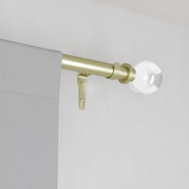 Umbra Leona Messing ausziehbare Kugelvorhangstange