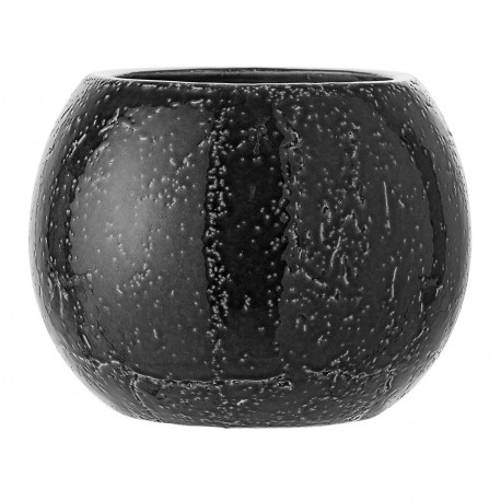 Cache pot forme de boule Bloomingville gris