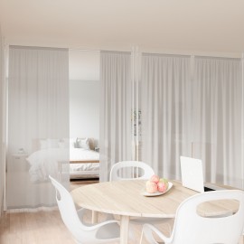 Tringle à rideaux sans perçage séparateur de pièces Umbra Anywhere