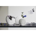 nordal vase coquillage coquille blanche metal aluminium kapitii