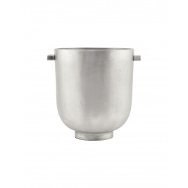 house doctor cache pot design aluminium brut argent foem