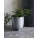 house doctor cache pot design aluminium brut argent foem