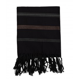 Madam Stoltz kupferschwarzes Fouta-Hammamtuch