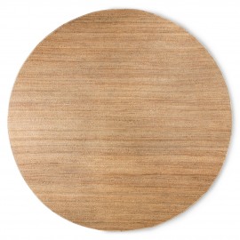 Grand tapis rond chanvre naturel HKliving