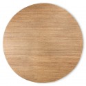 Grand tapis rond chanvre naturel HK Living