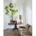 Grand tapis rond chanvre naturel HK Living