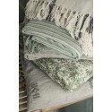plaid matelasse imprime vegetal vert ib laursen