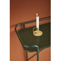 hubsch table console design epuree metal bois vert