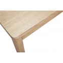 table a manger contemporaine rectangulaire style scandinave bois clair hubsch