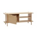 hubsch petit meuble bas etagere bois clair style scandinave