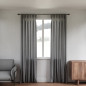 umbra blok tringle a rideaux extensible simple metal gris embout bois umbra blok tringle a rideaux extensible simple metal gris embout bois
