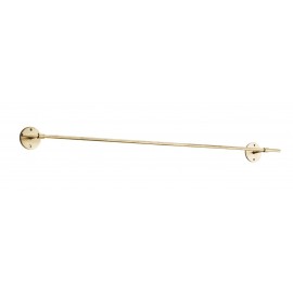 madam stoltz barre murale porte serviette metal forge dore laiton