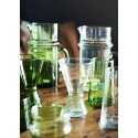 madame stoltz carafe style vintage en verre vert