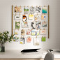 pele mele photos mural bois rustique umbra hangit pele mele photos mural bois rustique umbra hangit