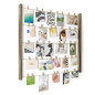 pele mele photos mural bois rustique umbra hangit pele mele photos mural bois rustique umbra hangit