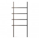 umbra echelle porte serviette chic bois fonce