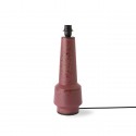 hk living pied de lampe style retro gres violet prune