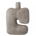 bloomingville vase design en papier mache gris