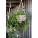 ib laursen porte plante jardiniere suspendue rotin tresse jute