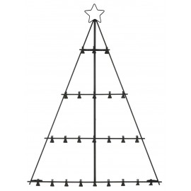 Wand-Weihnachtsbaum aus Metall mit Klammern IB Laursen