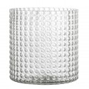 bloomingville vase verre texture bulles en relief  style chic