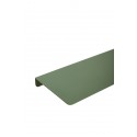 hubsch etagere murale metal fin epure style origami vert