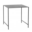 hubsch tables basses gigognes carrees metal noir epure