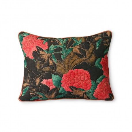 Coussin réversible motif floral HK Living Doris