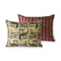 Coussin double face soie HK Living Doris Jungle