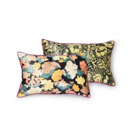 hk living coussin satin doris reversible fleuri boheme