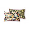 Coussin satin réversible motif fleuri HK Living Doris