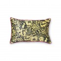 Coussin satin réversible motif fleuri HK Living Doris