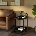 umbra desserte a roulettes design noir bellwood