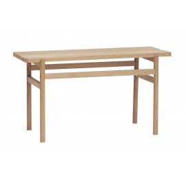 hubsch petit banc bois chene clair design epure fsc scandinave