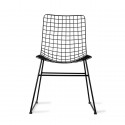 Chaise métal filaire HK Living noir