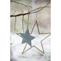 ib laursen decoration de noel etoile metal vert pastel