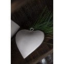 ib laursen decoration de sapin coeur metal rose pastel jute