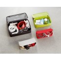 Trousse de toilette homme design rouge authentics travel box