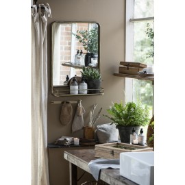 ib laursen petit portemanteau mural metal laiton vintage vieilli