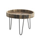 madam stoltz table basse ronde bois recyclé rustique brut madam stoltz table basse ronde bois recyclé rustique brut