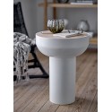 Photophore verre style classique Bloomingville vert