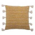 Grand coussin chic pompons Bloomingville Emely