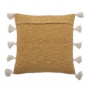Grand coussin chic pompons Bloomingville Emely
